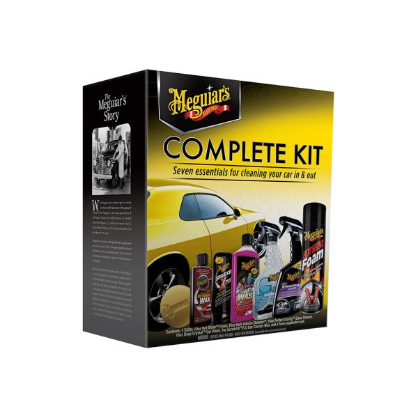 Kit Completo Meguiar’s per la Cura dell’Auto – Dettagli Essenziali G19900