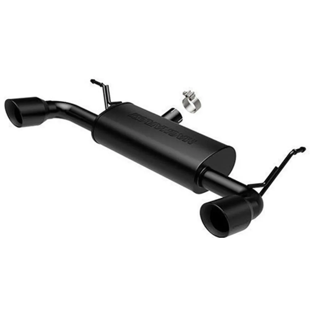 Scarico Performance MagnaFlow per Jeep Wrangler JK 07-17 3.8/3.6L – Sistema Axle Back Nero con Uscita Doppia