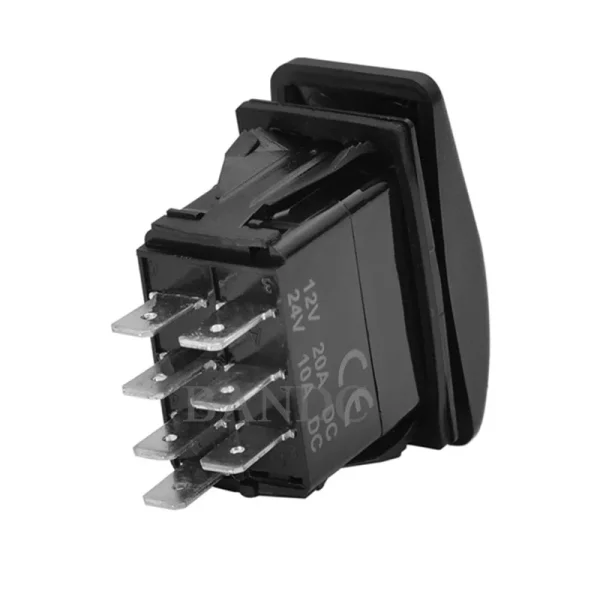 Interruttore Rocker 7P ON-OFF-ON DPDT per Auto, Barca, UTV, ATV, RV, SUV – 12V 20A/24V 10