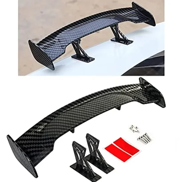 Mini Spoiler Universale in Fibra di Carbonio per Auto – Accessori di Stile e Decorazione