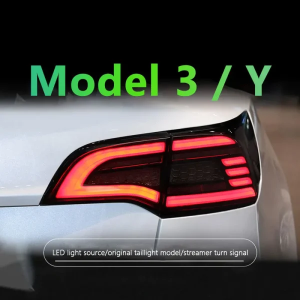 Fari Posteriori LED per Tesla Model 3 e Model Y – Modifica con Streaming e Occhio d’Aquila