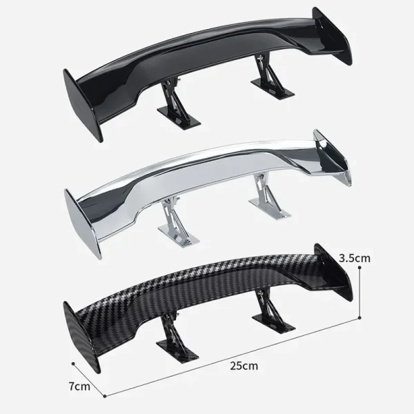 Mini Spoiler Universale in Fibra di Carbonio per Auto – Accessori di Stile e Decorazione