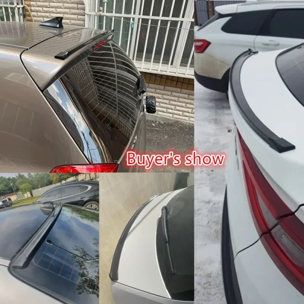 Spoiler Universale in Fibra di Carbonio 5D da 1.5M per BMW, Toyota, Honda, KIA, Hyundai, Opel e Mazda – Styling Auto Fai da Te