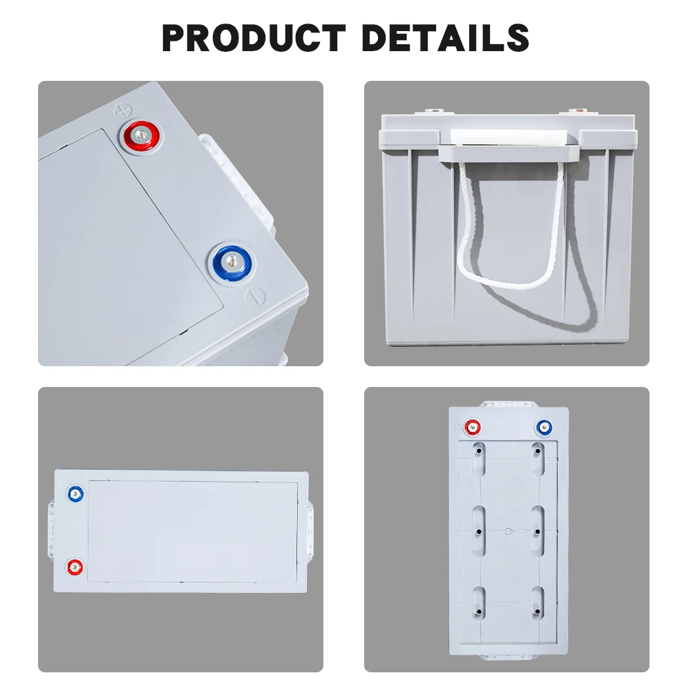 Batteria Gel Sigillata SMARAAD 12V 100AH 250AH per Solare Off Grid, Camper, Caravans e Fattorie – Ciclo Profondo e Senza Manutenzione