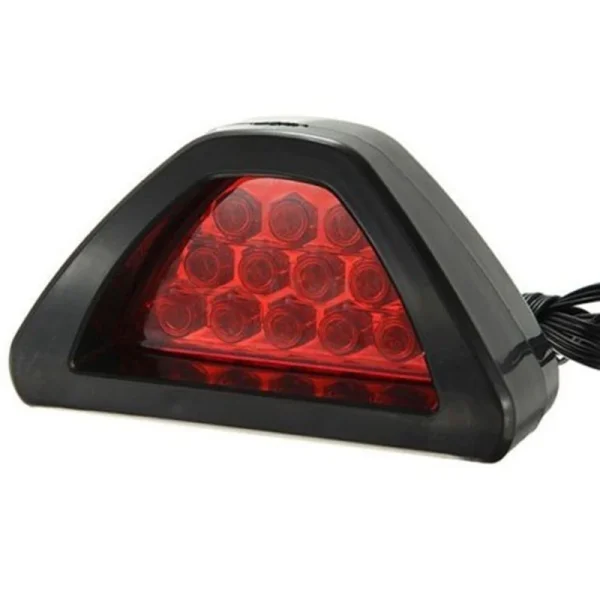 Faro Posteriore Triangolare 12LED 12V Stile F1 per Auto – Luce di Stop Terza