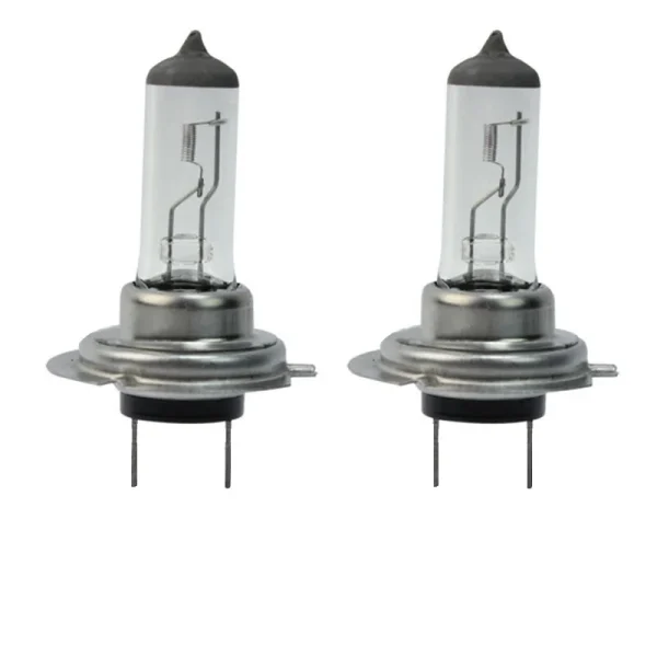 2x Lampadine Alogene H7 12V 55W 6000K Super Bright per Fari Auto – Luce Nebbia e Parcheggio