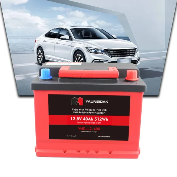 Batteria Auto L2-400 40Ah 1000CCA 12V – Alta Capacità Litio per Prestazioni Superiori