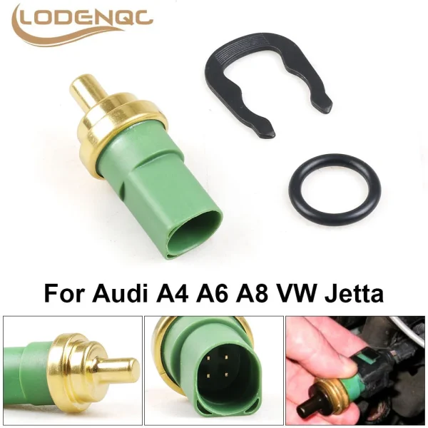 Sensore Temperatura Coolant Acqua 059919501A per Audi A2 A3 A4 A6 TT e Volkswagen Passat Beetle Jetta Golf 078919501C