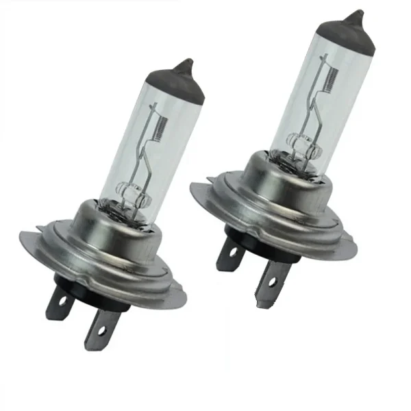 2x Lampadine Alogene H7 12V 55W 6000K Super Bright per Fari Auto – Luce Nebbia e Parcheggio