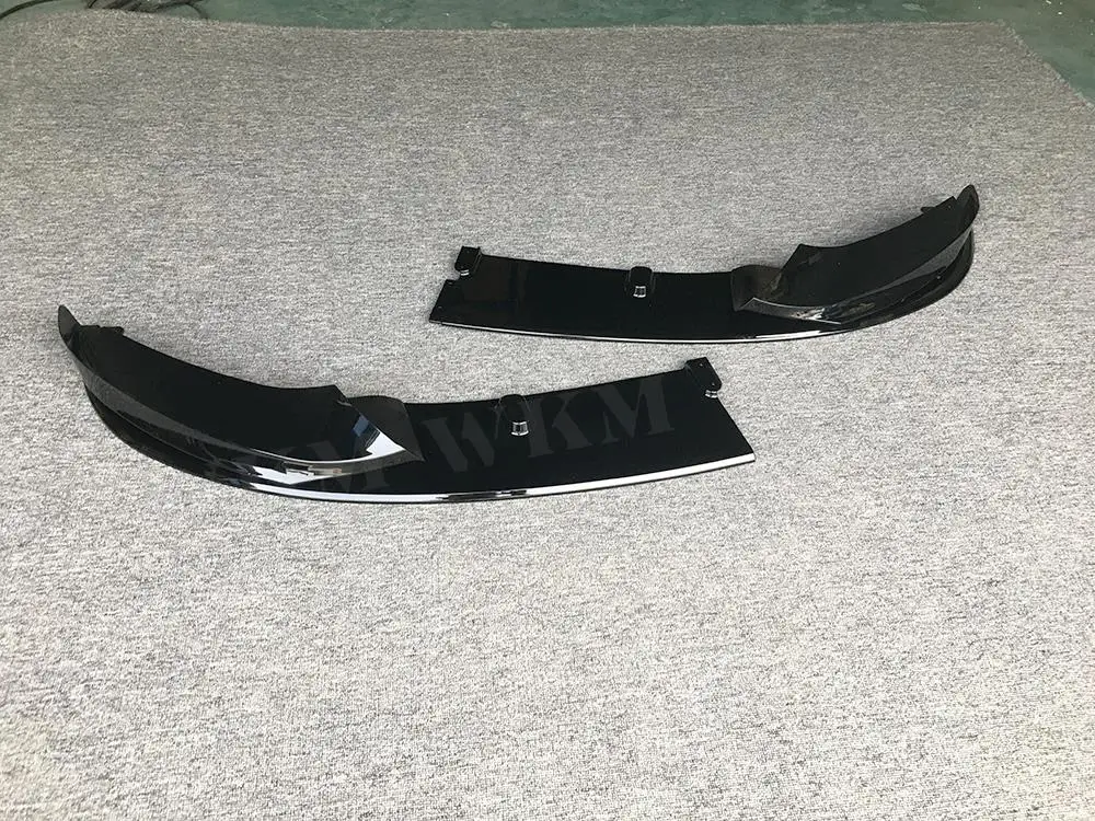 Spoiler Anteriore Lip in Fibra di Carbonio Glossy Black MP Style per BMW 4 Series F32 F36 M Sport 2014-2020