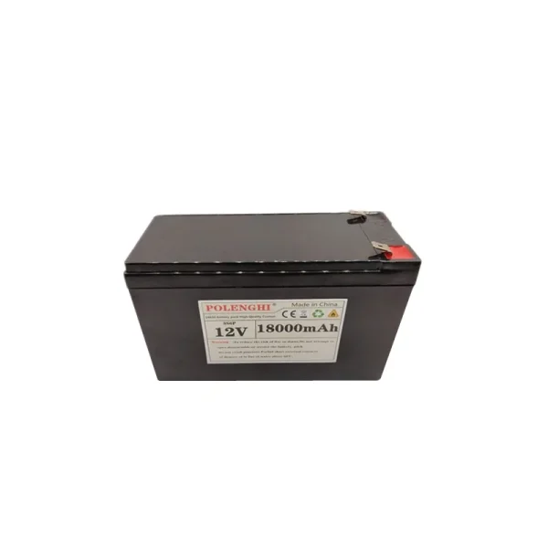 Batteria Ricaricabile 12V 18Ah 18650 con BMS e Caricatore 12.6V 2A per Veicoli Elettrici a Spruzzo