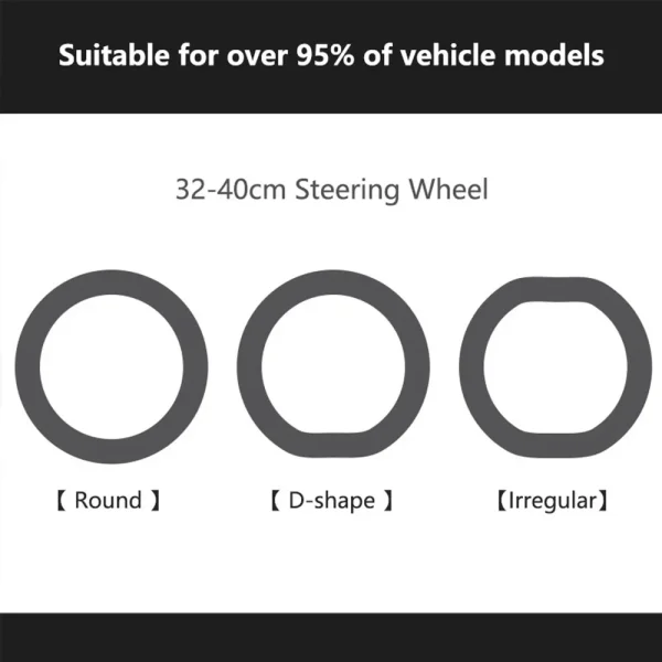 Copertura Universale in Silicone per Maniglie – Decorazione Fai da Te per Volante e Cambio Auto