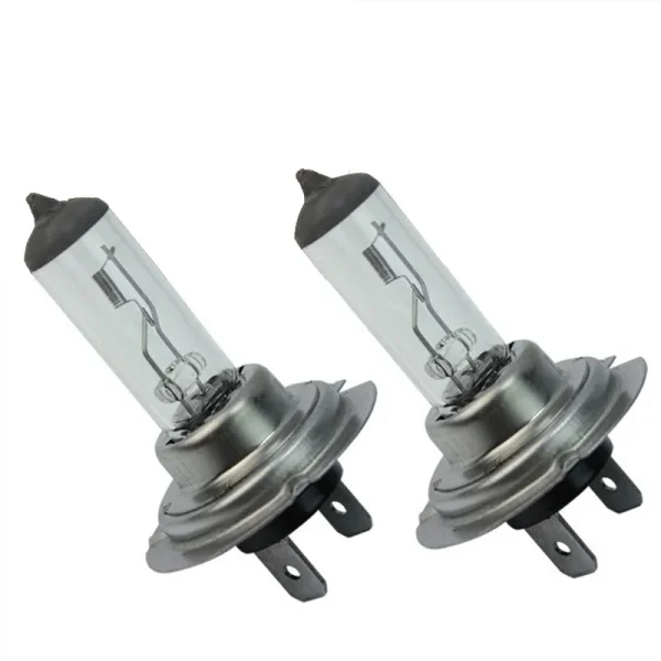 2x Lampadine Alogene H7 12V 55W 6000K Super Bright per Fari Auto – Luce Nebbia e Parcheggio