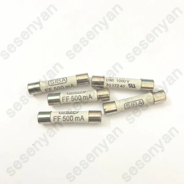 Fusibile Ceramico Ultra Rapido SIBA FF315mA, FF500mA, FF630mA, FF1A, FF1.6A, FF2A – 1000V 6.3x32mm