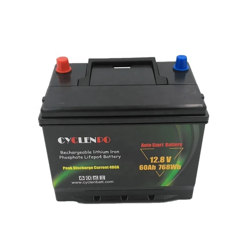 Batteria Auto LiFePO4 12V 60Ah – Massima Sicurezza e Avviamento Efficiente per Auto