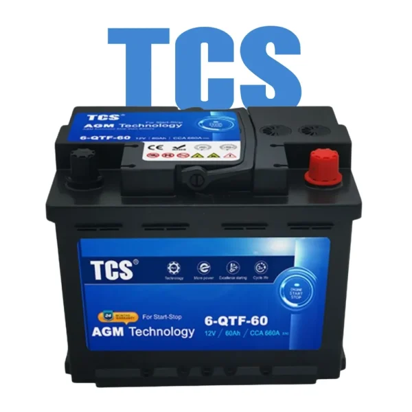 Batteria AGM 60Ah 6-Qtf-60 per Taxis – Attrezzatura Industriale Heavy Duty Start Stop