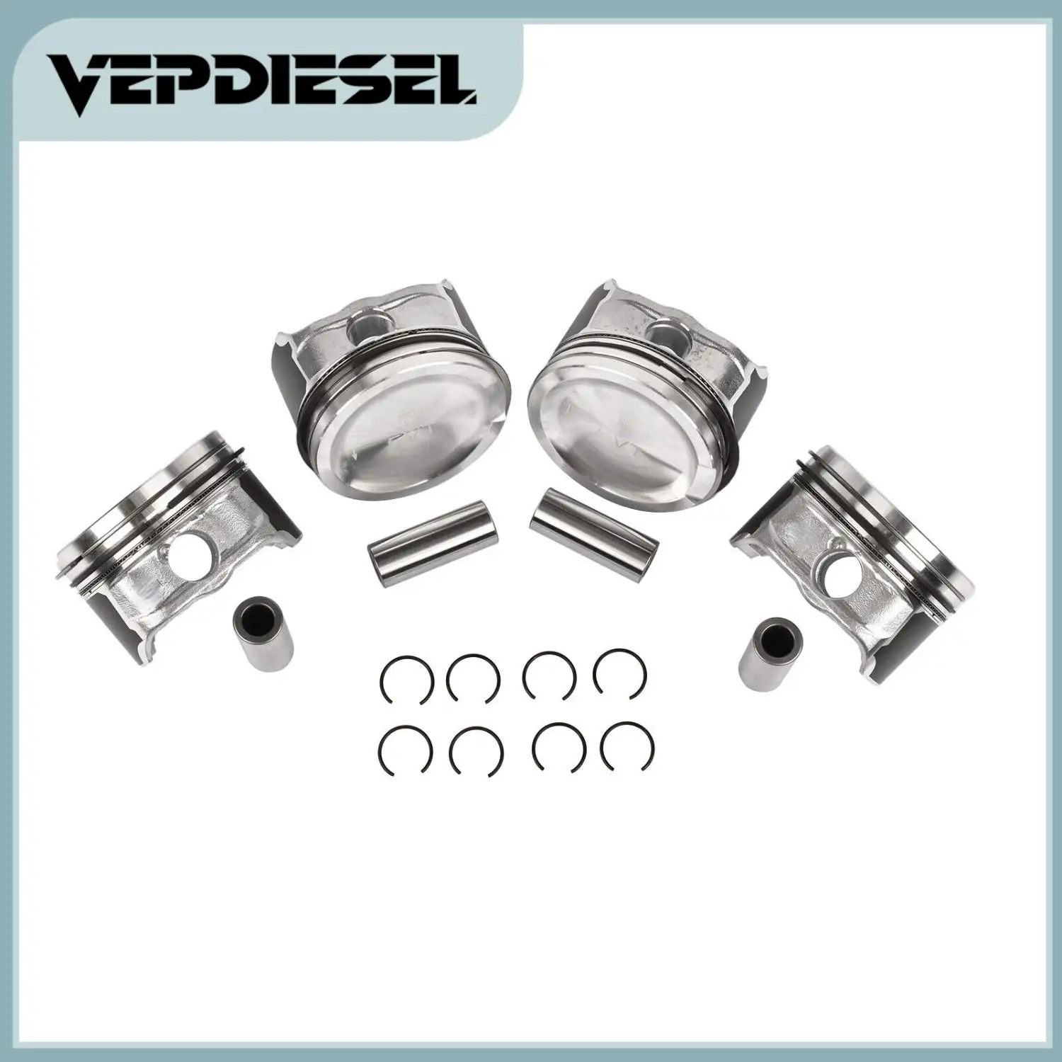 Pistoni 06B107065N 06B107065F – Set di 4 Pistoni per Motori di Alta Qualità