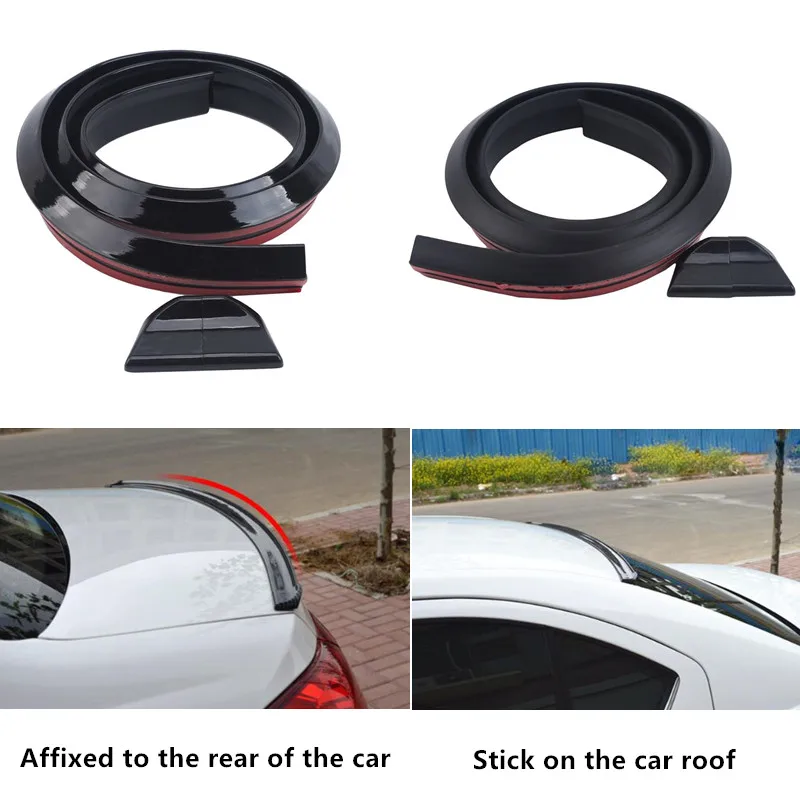 Spoiler Universale in Fibra di Carbonio 5D da 1.5M per BMW, Toyota, Honda, KIA, Hyundai, Opel e Mazda – Styling Auto Fai da Te