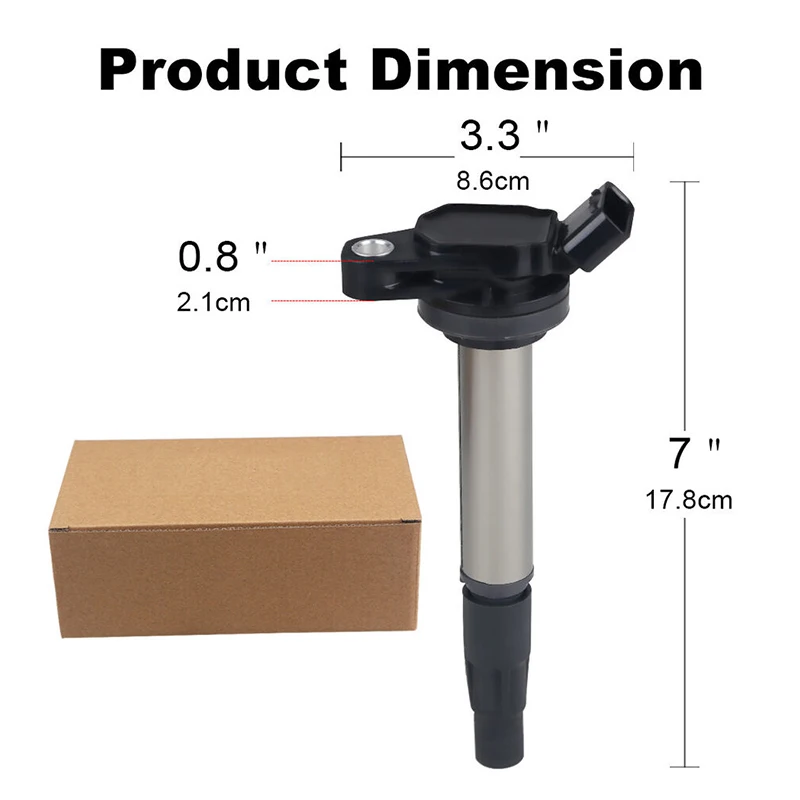 Bobina di Accensione 1/4PCS 90919-02252 UF-596 C1714 UF-619 per Toyota Corolla, Matrix, Prius, Scion xD e RAV4