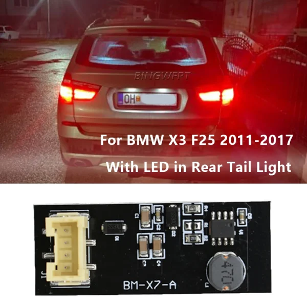 Placca LED Plug and Play per Fari Posteriori BMW X3 F25 2011-2017 – Riparazione e Sostituzione