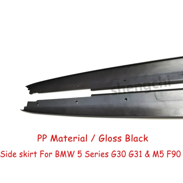 Side Skirt G30 M Performance Gloss Black per BMW 5 Series G31 M5 F90 – Estensioni Paraurti M Sport