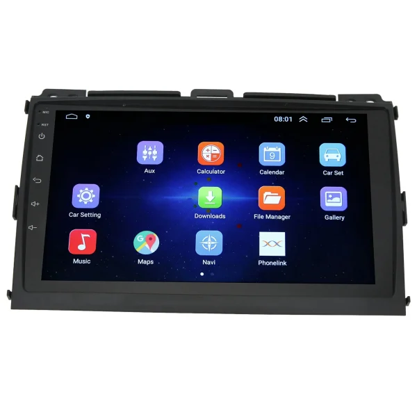 Autoradio Touchscreen Multimediale con GPS per Toyota Land Cruiser Prado 120 (2004-2009) – Sostituzione Perfetta