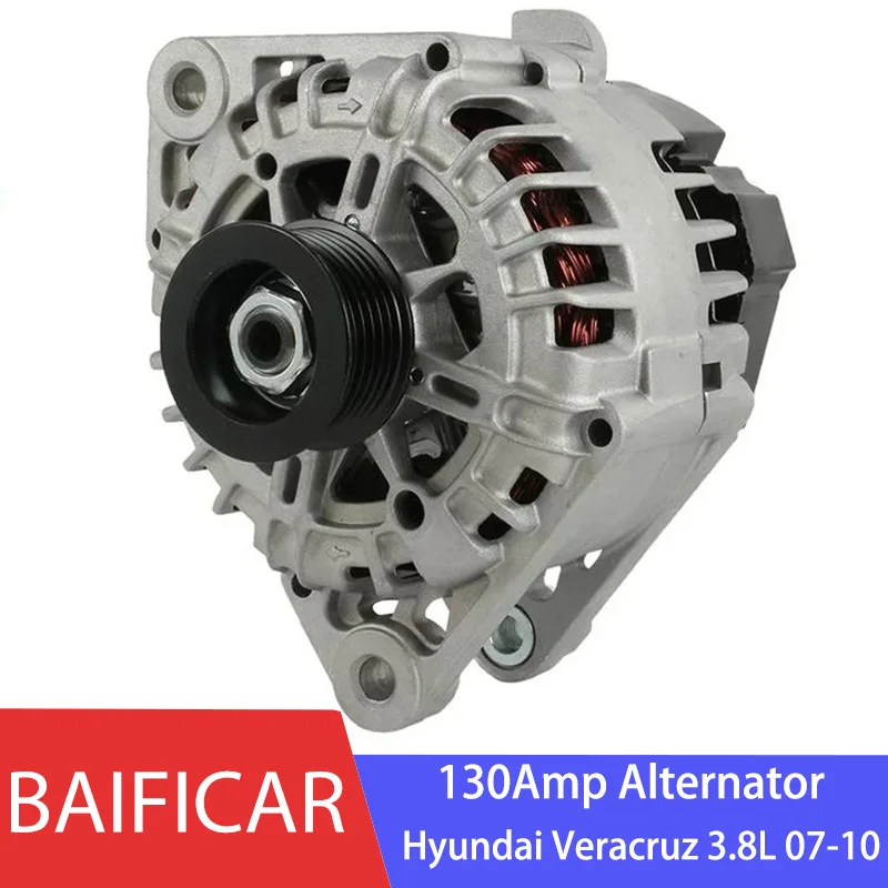 Alternatore Baificar 12V 130Amp 37300-3C120 per Hyundai Azera 06-10, Sonata 04-07 e Veracruz 3.8L 07-10 – Ricambio Originale