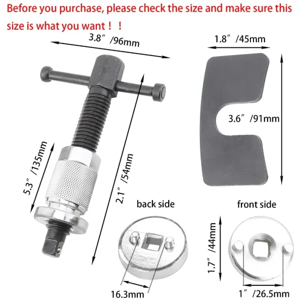 Calibro per Pistoni Disco: Strumento Professionale per Riparazione Freno e Sostituzione Pastiglie Auto