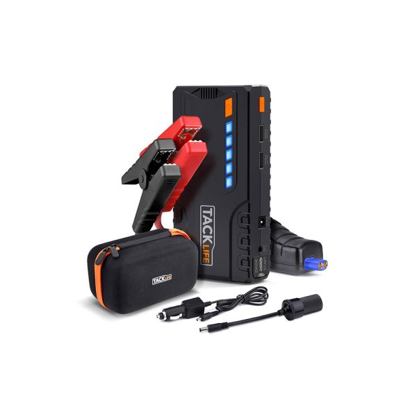 Avviatore di Emergenza TACKLIFE T6 – 600A, 16500mAh, Booster Auto e SUV con Ricarica Rapida e Certificazione UL